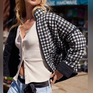 Free People Chloe Bomber Jacket